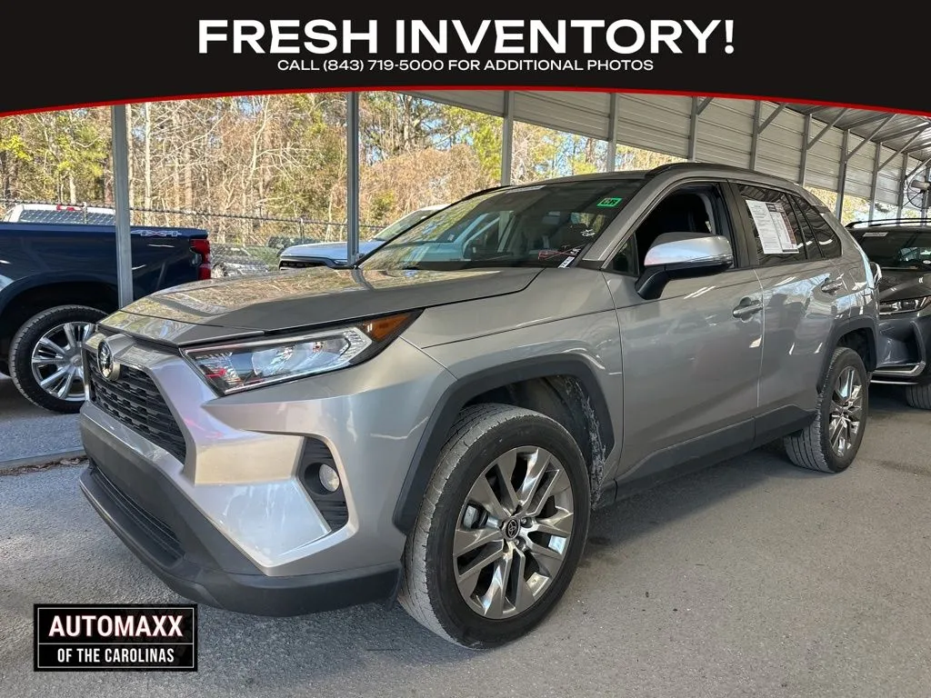 Silver 2021 Toyota RAV4 XLE Premium for sale in Summerville, SC