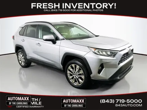 Silver 2021 Toyota RAV4 XLE Premium for sale in Summerville, SC