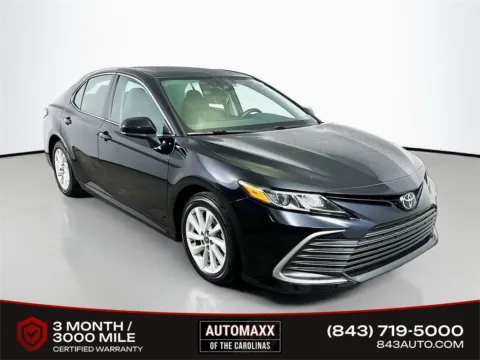 Black 2022 Toyota Camry LE for sale in Summerville, SC