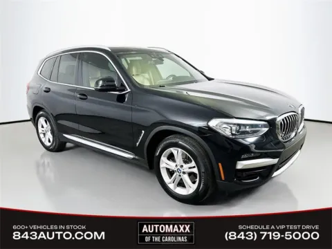 Black 2021 BMW X3 sDrive30i for sale in Summerville, SC