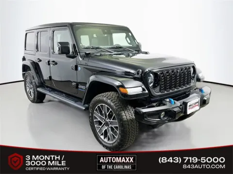 Black 2024 Jeep Wrangler High Altitude 4xe for sale in Summerville, SC