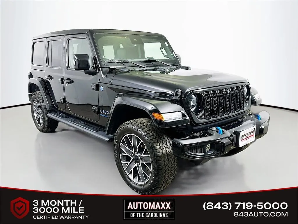 Black 2024 Jeep Wrangler High Altitude 4xe for sale in Summerville, SC