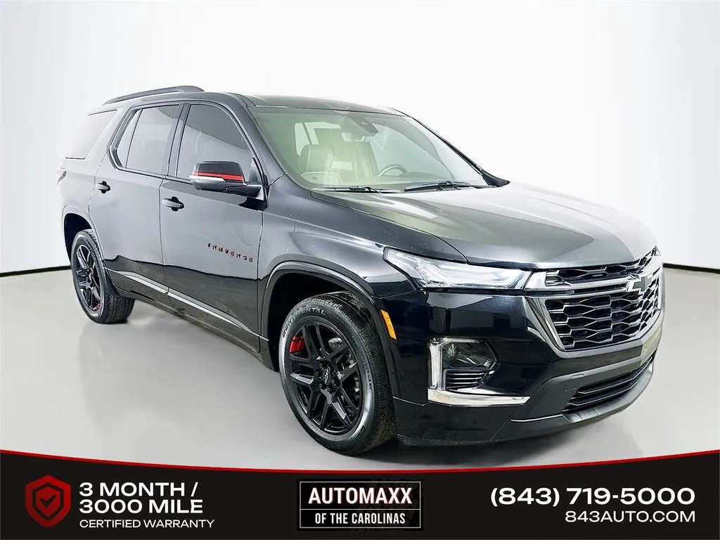 Black 2023 Chevrolet Traverse Premier for sale in Summerville, SC