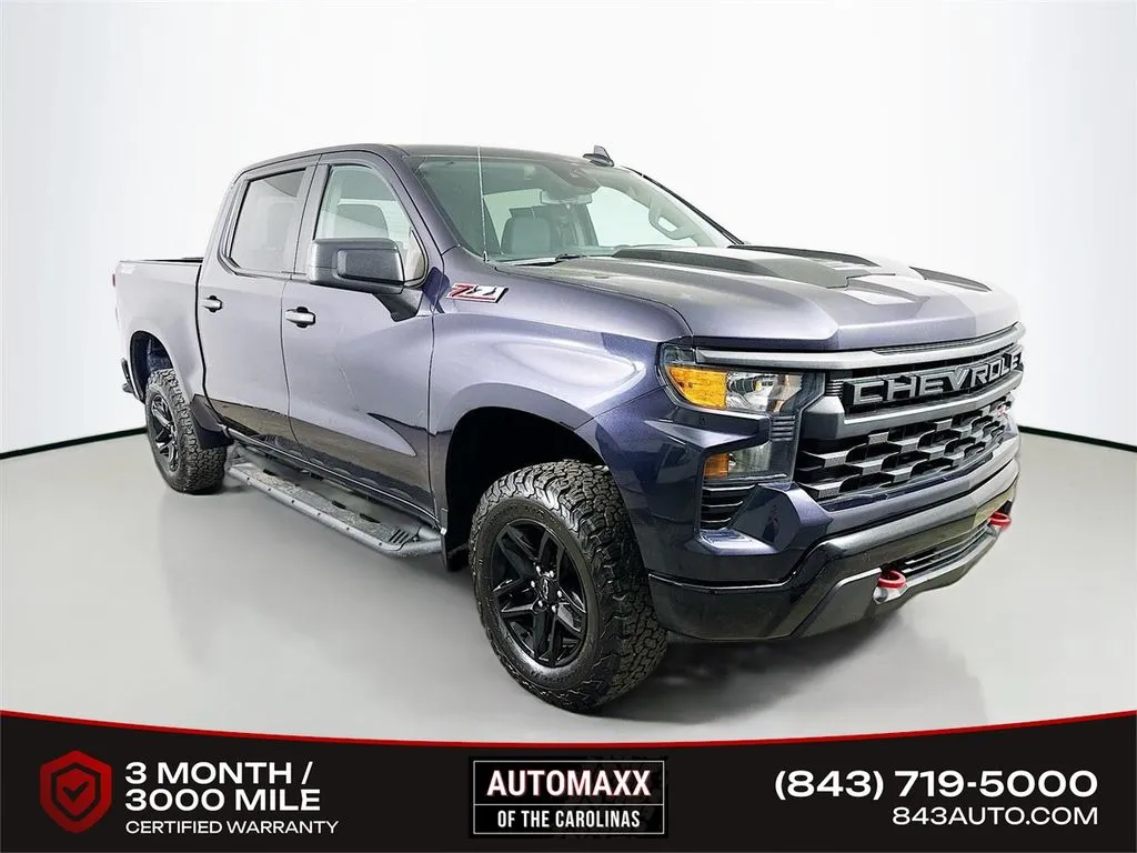 Gray 2022 Chevrolet Silverado 1500 Custom Trail Boss for sale in Summerville, SC