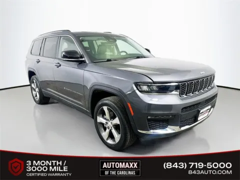 Gray 2022 Jeep Grand Cherokee L Limited for sale in Summerville, SC