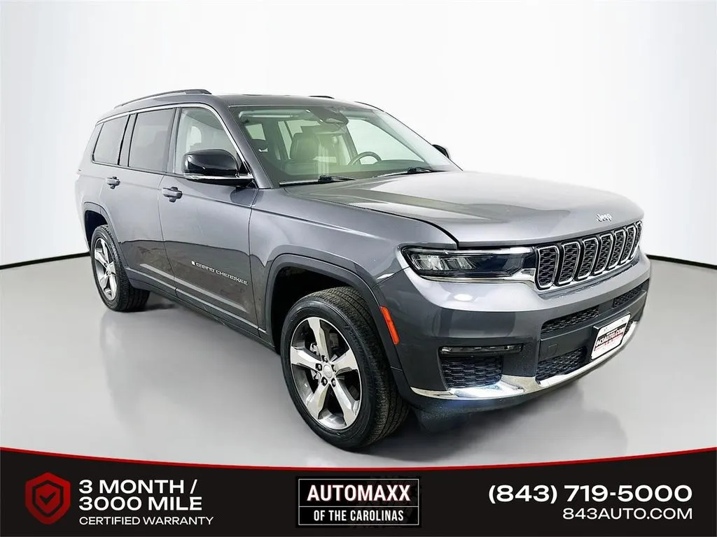 Gray 2022 Jeep Grand Cherokee L Limited for sale in Summerville, SC