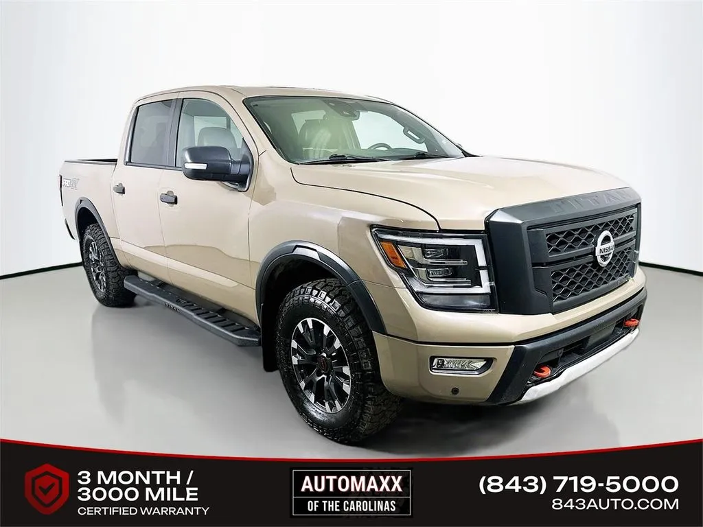 Beige 2023 Nissan Titan PRO-4X for sale in Summerville, SC