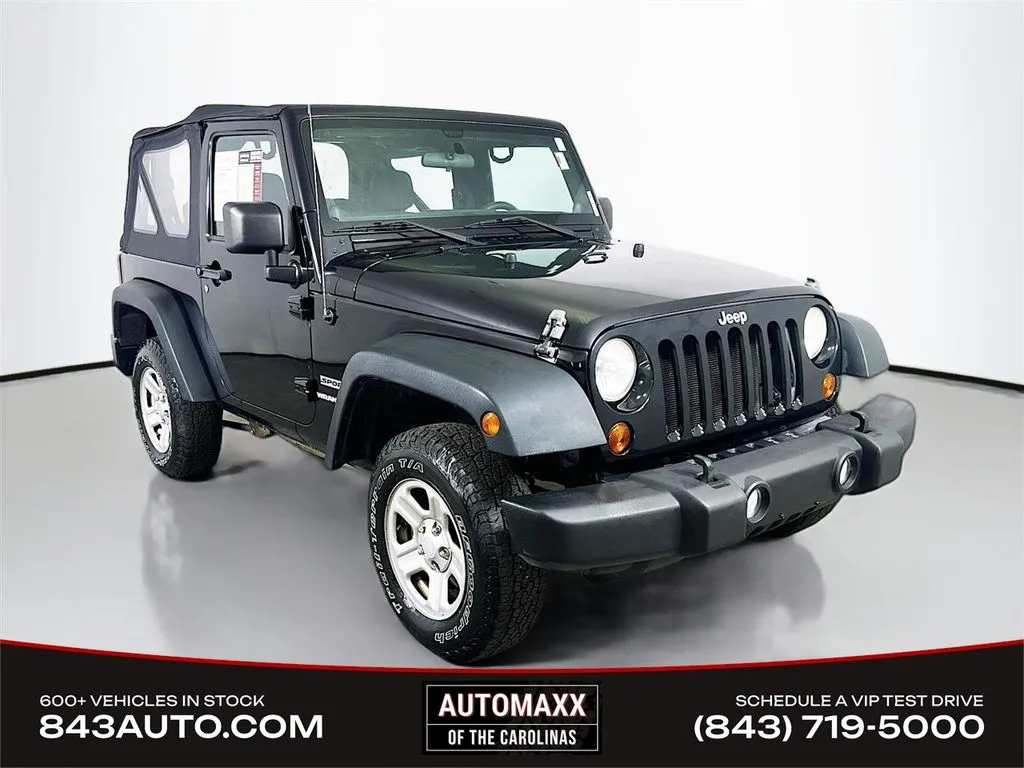Black 2013 Jeep Wrangler Sport for sale in Summerville, SC