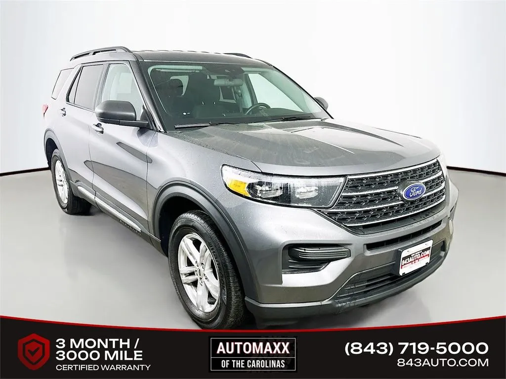 Gray 2022 Ford Explorer XLT for sale in Summerville, SC