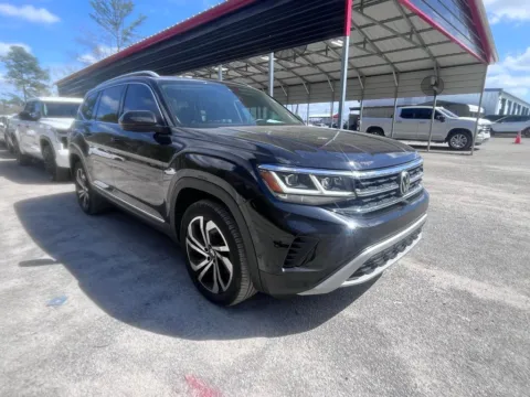 Black 2021 Volkswagen Atlas SEL Premium for sale in Summerville, SC