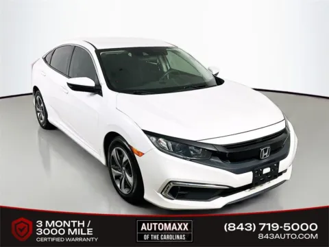 White 2021 Honda Civic LX for sale in Summerville, SC