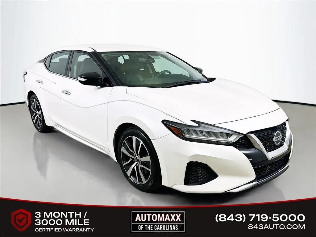 White 2019 Nissan Maxima 3.5 SV for sale in Summerville, SC