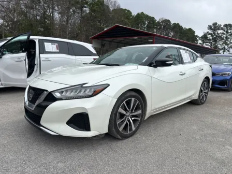 White 2019 Nissan Maxima 3.5 SV for sale in Summerville, SC