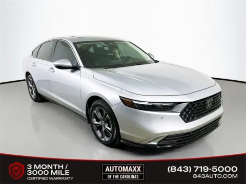 Silver 2024 Honda Accord Hybrid EX-L for sale in Summerville, SC