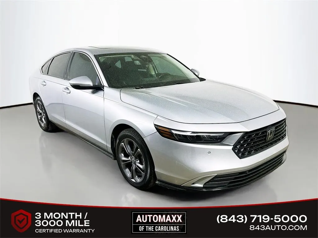 Silver 2024 Honda Accord Hybrid EX-L for sale in Summerville, SC