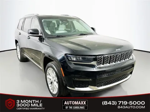 Black 2021 Jeep Grand Cherokee L Summit for sale in Summerville, SC