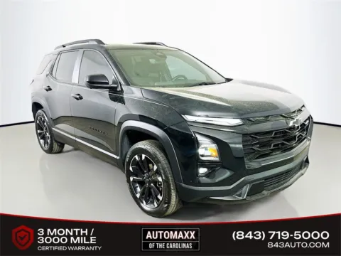 Black 2025 Chevrolet Equinox RS for sale in Summerville, SC