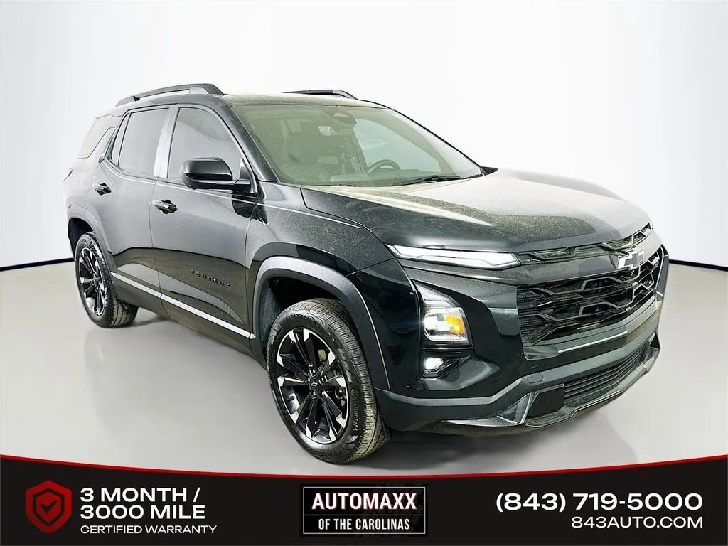 Black 2025 Chevrolet Equinox RS for sale in Summerville, SC