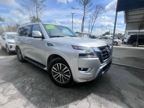 Silver 2023 Nissan Armada SL for sale in Summerville, SC