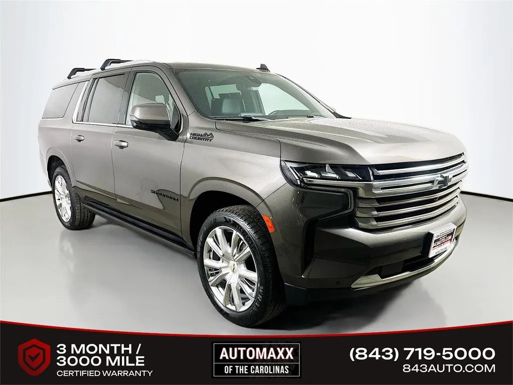 Gray 2021 Chevrolet Suburban High Country for sale in Summerville, SC