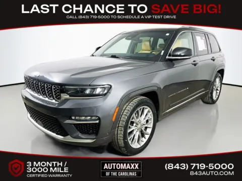 Another view of 2022 Jeep Grand Cherokee Summit for sale in Summerville, SC at Automaxx of the Carolinas