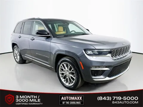 Gray 2022 Jeep Grand Cherokee Summit for sale in Summerville, SC