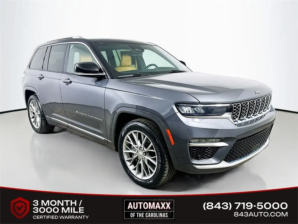 Gray 2022 Jeep Grand Cherokee Summit for sale in Summerville, SC