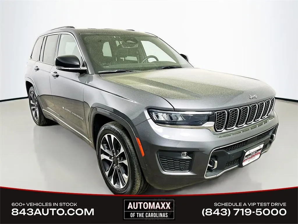 Gray 2022 Jeep Grand Cherokee Overland for sale in Summerville, SC
