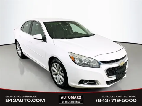 White 2015 Chevrolet Malibu LT for sale in Summerville, SC