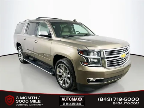 Brown 2016 Chevrolet Suburban LTZ for sale in Summerville, SC