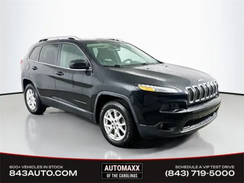 Black 2015 Jeep Cherokee Latitude for sale in Summerville, SC