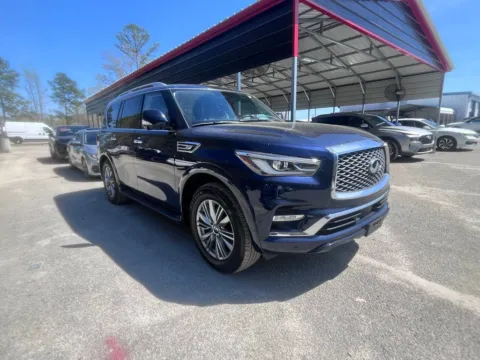 Blue 2024 INFINITI QX80 LUXE for sale in Summerville, SC
