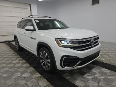 Black 2021 Volkswagen Atlas 3.6L V6 SEL Premium R-Line for sale in Summerville, SC