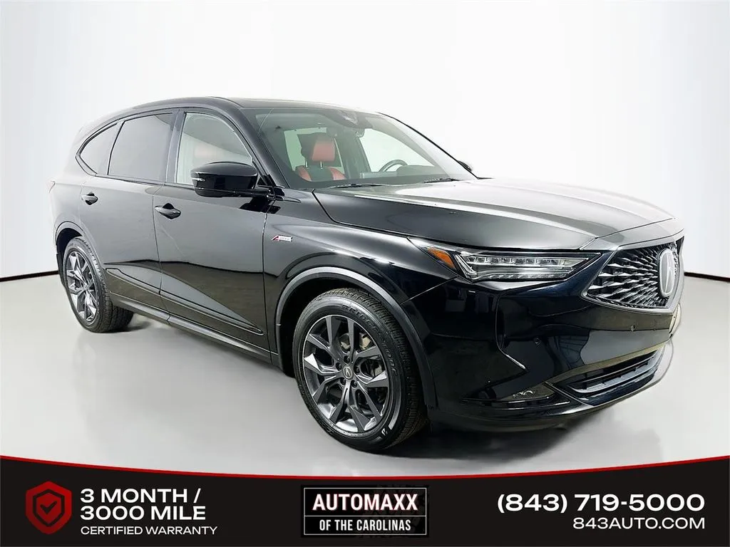 Black 2022 Acura MDX A-Spec for sale in Summerville, SC