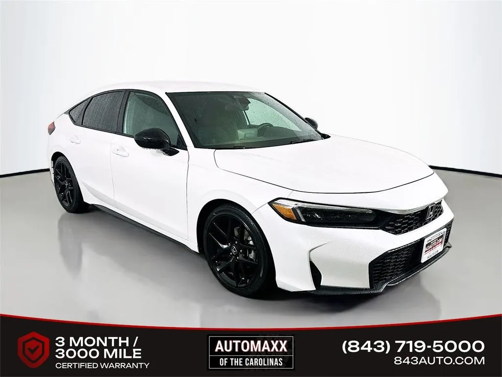 White 2025 Honda Civic Sport for sale in Summerville, SC