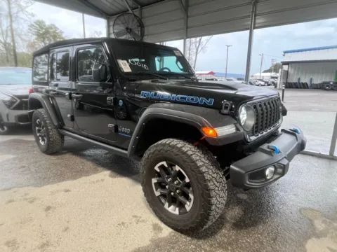 Black 2024 Jeep Wrangler Rubicon 4xe for sale in Summerville, SC