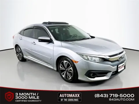 Silver 2016 Honda Civic EX-T for sale in Summerville, SC