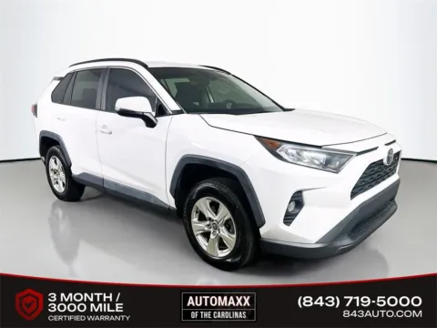White 2021 Toyota RAV4 XLE for sale in Summerville, SC