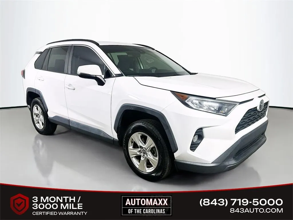 White 2021 Toyota RAV4 XLE for sale in Summerville, SC