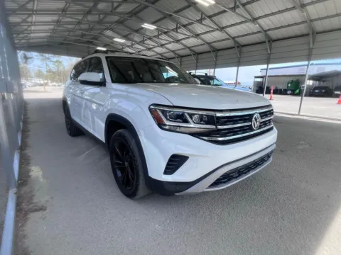 White 2022 Volkswagen Atlas 3.6L V6 SE w/Technology for sale in Summerville, SC