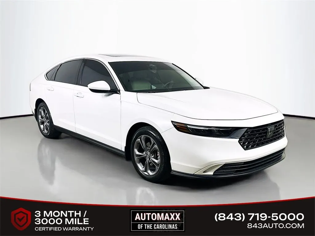White 2024 Honda Accord EX for sale in Summerville, SC