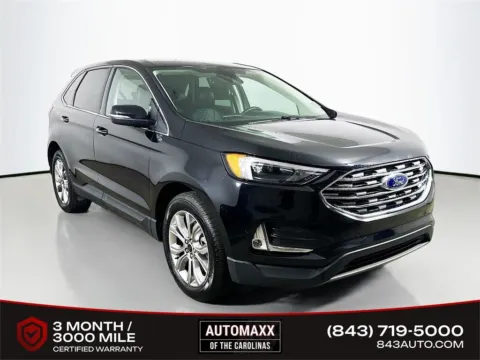 Black 2024 Ford Edge Titanium for sale in Summerville, SC
