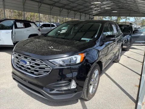 Black 2024 Ford Edge Titanium for sale in Summerville, SC