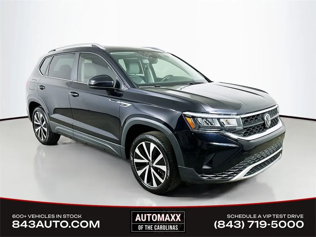 Black 2024 Volkswagen Taos 1.5T SE for sale in Summerville, SC