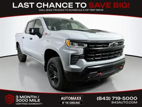 Gray 2024 Chevrolet Silverado 1500 LT Trail Boss for sale in Summerville, SC