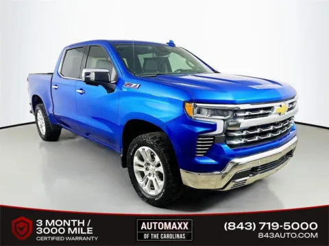 Blue 2023 Chevrolet Silverado 1500 LTZ for sale in Summerville, SC