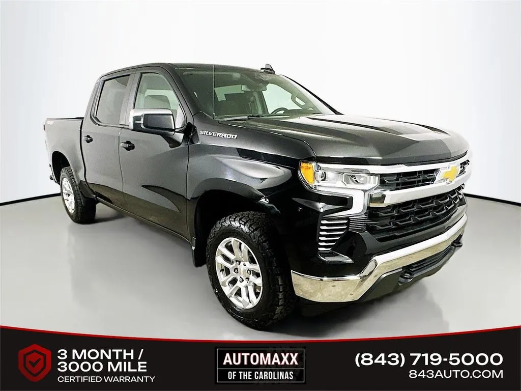 Black 2022 Chevrolet Silverado 1500 LT for sale in Summerville, SC