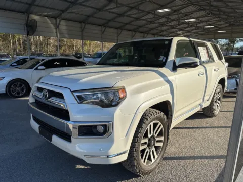 White 2015 Toyota 4Runner Limited for sale in Summerville, SC