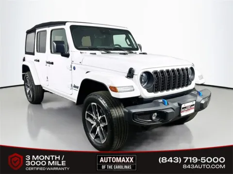 White 2024 Jeep Wrangler Sport S 4xe for sale in Summerville, SC