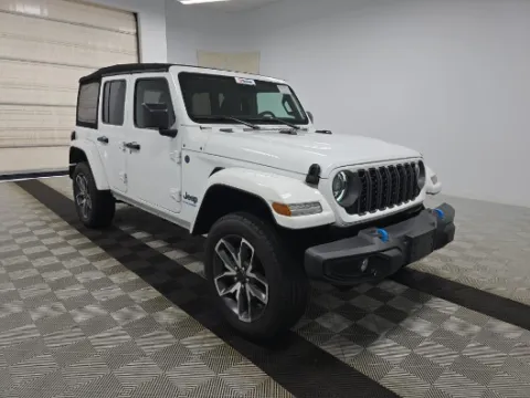 White 2024 Jeep Wrangler Sport S 4xe for sale in Summerville, SC